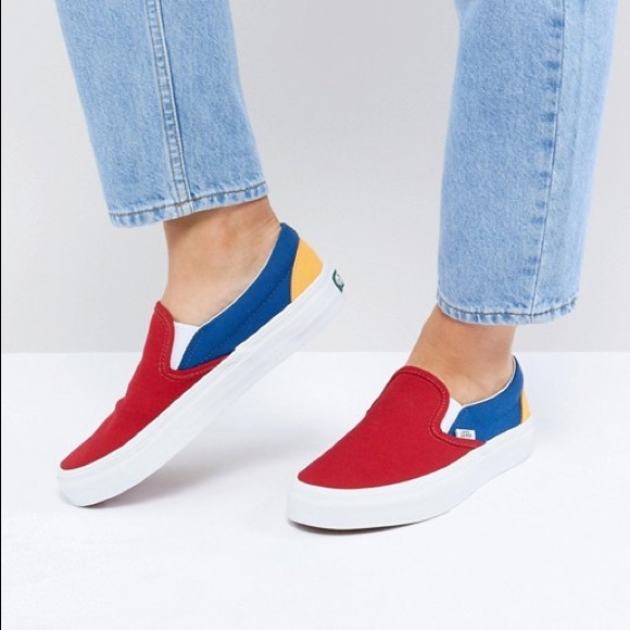 primary colored vans